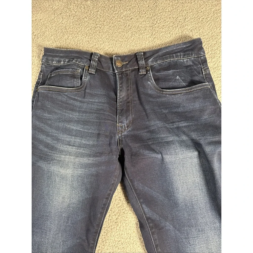 Buffalo David Bitton Men's Navy Straight Jeans